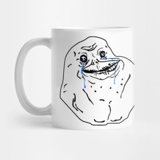 Forever Alone Face Mug